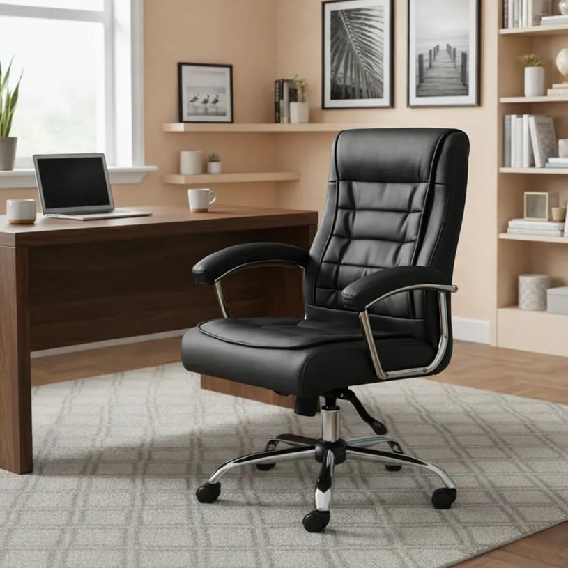Cadeira presidente U-Star Big ergonômica com 42 molas ensacadas pillow top sistema relax 150kg