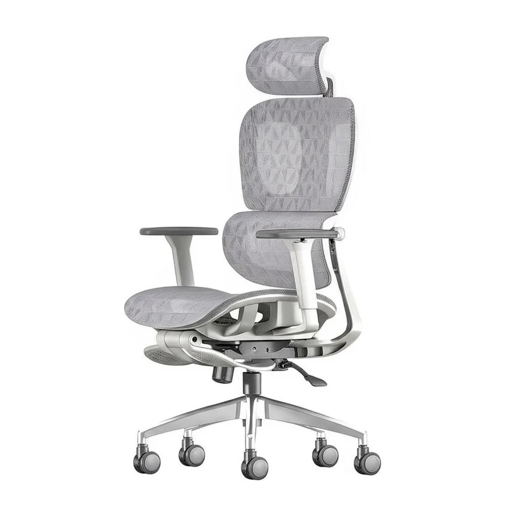 Cadeira Sensetup Cosy T03 branca mesh ergonômica