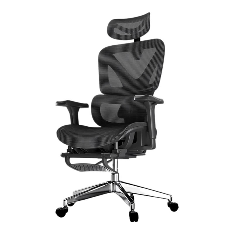 Cadeira de Escritório Ergonômica Reclinável com Ajuste Lombar