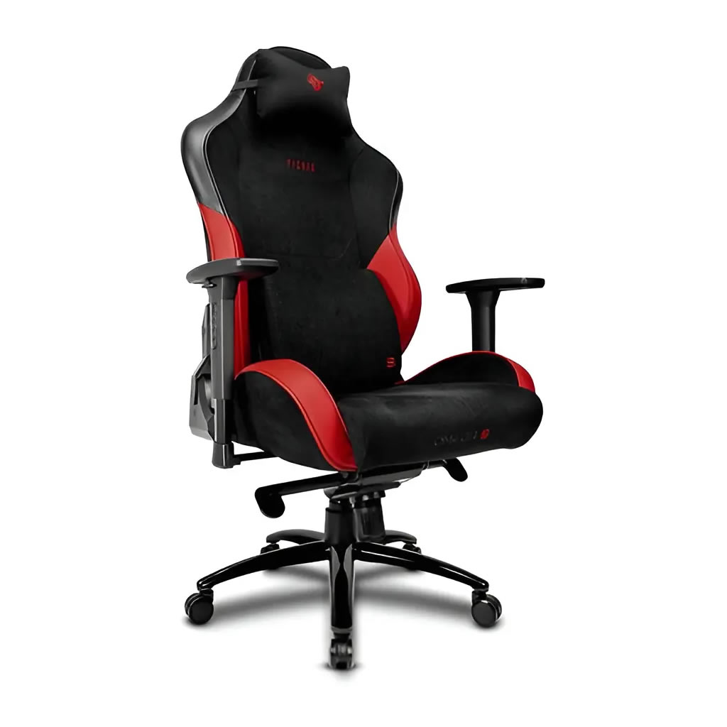 Cadeira Gamer Pichau Omega S, Preta E Vermelha