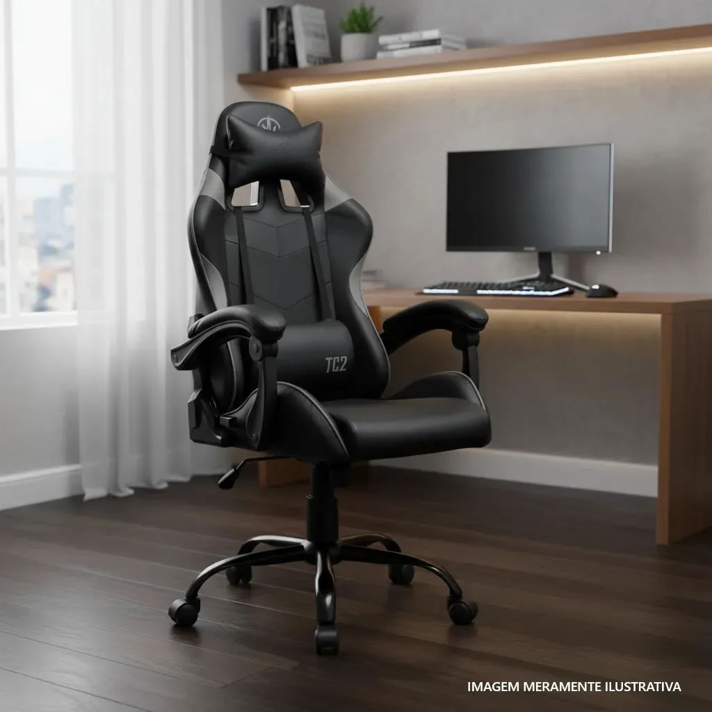 Cadeira Gamer Tgt Heron Tc2, Preto, Tgt-hrtc-bl03